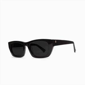 NEW ELECTRIC women's cantania sunglasses in gloss black/grey polarized